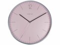 NeXtime Wanduhr Essential Ø 34 cm Rosa/Silber, Form