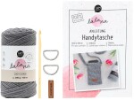 lalana Häkelset 6-teilig, Grau, Motiv: Tasche, Set: Ja, Detailfarbe