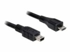 DeLock USB2.0 Micro-Spezialkabel, 1m, Mini-B - Micro-B,