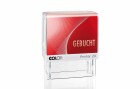 Colop Stempel Printer 20/L «GEBUCHT», Motiv: Text, Detailfarbe: Rot