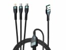 4smarts USB 2.0-Kabel USB A - Lightning/Micro-USB B/USB C