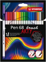 STABILO Fasermaler Pen 68 Brush Arty 568/18-21-20 ass. 18