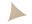 Nesling Sonnensegel Coolfit 360 cm, Dreieck, Tiefe: 360 cm, Breite: 360 cm, Detailfarbe: Beige, Weiss, Form: Eckig