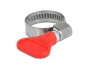 DeLock Schlauchschellen-Set Edelstahl 400 SS 16-25 mm, Rot 5