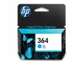 HP Inc. HP Tinte Nr. 364 (CB318EE) Cyan, Druckleistung Seiten: 300