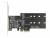 Bild 5 DeLock SATA-Controller PCI-Ex4 - 3xSATA3, 2xM.2 Key-B, RAID: Nein