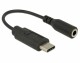 DeLock USB-Typ C Audio Adapter, 3.5mm Klinke