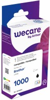 WECARE Tinte rebuilt schwarz LC-1000BKWE zu Brother DCP-130C