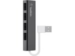 BELKIN USB-Hub 4-Port Travel-Hub, Stromversorgung: USB, Anzahl