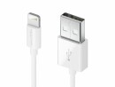 deleyCON USB 2.0-Kabel USB A - Lightning 0.5