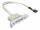 Bild 1 DeLock Bracket USB2.0 Pin Header Low Profile, Datenanschluss