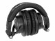 Immagine 18 Audio-Technica Over-Ear-Kopfhörer ATH-M50xBT2 Schwarz, Detailfarbe