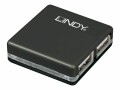 LINDY 4 Port USB 2.0 Mini Hub - Hub - 4 x USB 2.0 - Desktop