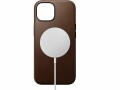 Nomad Back Cover Modern Leather iPhone 15 Braun, Fallsicher