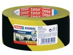 tesa Tesa Signal Absperrband schwarz/gelb, 66m x