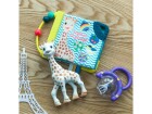 Sophie la girafe Geschenkset Spielset Buch 3-teilig, Material