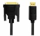 M-CAB DP 1.2 TO DVI CABLE 3M BLACK M/M GOLD