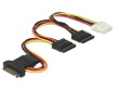 DeLock Y-Stromkabel SATA - 3x SATA & 1x Molex