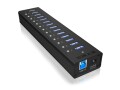 RaidSonic ICY BOX USB-Hub IB-AC6113, Stromversorgung: USB, Anzahl