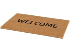 Esschert Design Fussmatte «Welcome» 60 cm x 40 cm, Natürlich