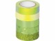 Heyda Washi Tape Effekt Mix Basic Grün, Detailfarbe: Grün