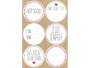 Braun + Company Sticker Hüftgold, Material: Papier, Verpackungseinheit: 1