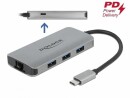 DeLock USB 3.2 Gen 1 Hub mit 4 Ports und