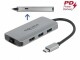 DeLock Dockingstation USB-C ? USB-A/LAN/PD 100W, Ladefunktion: Ja