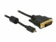 Bild 2 DeLock Kabel Micro-HDMI (HDMI-D) - DVI-D, 1 m, Kabeltyp