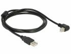 DeLock USB 2.0-Kabel A - B gewinkelt 1.5 m
