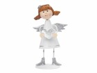 HobbyFun Mini-Figur Engel 10.5 cm, Detailfarbe: Weiss, Silber