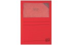 ELCO Sichthülle Zero Plastic Rot, 100 Stück, Typ: Sichthülle