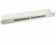 equip 19" Patchpanel: 16 Port, 1HE, RJ45, grau, Cat