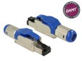 DeLock Stecker RJ45 Cat.8 Feldkonfektion, 1 Stück, AWG23-26