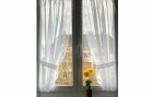 Hubatka Tagvorhang Vitrage Spitzen-Vitragen 95 cm x 110 cm