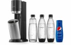 Sodastream Wassersprudler Duo Pepsi Schwarz, Breite: 15.5 cm, Höhe