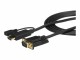 StarTech.com - HDMI to VGA Cable - 3 ft / 1m - 1080p - 1920 x 1200 - Active HDMI Cable - Monitor Cable - Computer Cable (HD2VGAMM3)