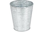 relaxdays Pflanzentopf Zink 6er Set, Zink, Volumen: 3.6 l