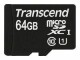 TRANSCEND microSDXC 64GB Premium 400x - TS64GUSDU (UHS-I, U1) incl. SD-Adapter - 1 Stück