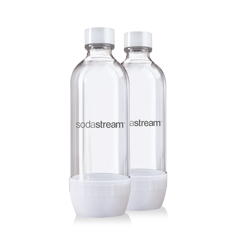 Sodastream : Bouteilles > Bouteilles en plastique d'1L > SodaStream 2x  Bouteilles d'1 l Regular blanc