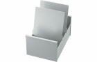 Styro Karteibox hoch A4, Grau, Medienformat: A4, Material