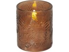 Star Trading LED-Kerze Pillar Flamme Leaf, Ø 8.5 x 10