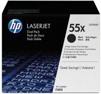 Hewlett-Packard HP Toner-Modul 55X schwarz CE255XD LaserJet P3015 2