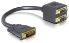 DeLock 2-Port Signalsplitter DVI-D - DVI-D, Anzahl Ports: 2