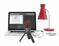 SAMSON Meteor USB Microphone bl/red SAMTRBR Studio Condenser