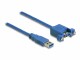 DeLock USB 3.0-Einbaukabel USB A - USB A 0.25