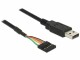 DeLock USB 2.0-Kabel TTL Seriel 6 Pin (3 V