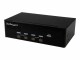 StarTech.com - 4-port KVM Switch with Dual VGA and 2-port USB Hub - USB 2.0