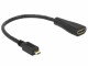 Immagine 0 DeLock Micro-HDMI - HDMI Adapter, schwarz