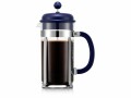 Bodum Kaffeebereiter Caffettiera 1 l, Dunkelblau, Materialtyp